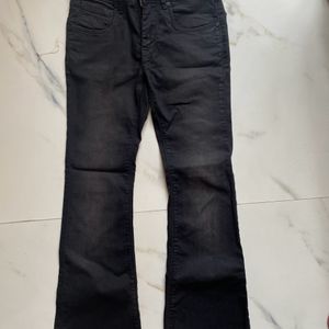 Flared Black Jeans