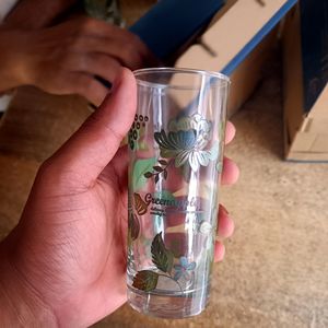 Long Glass Beautiful 😍💯Glasss Set Of 6 Pcs