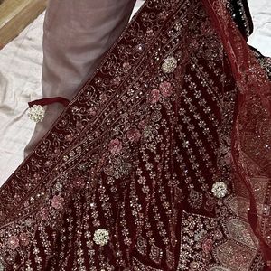 Bridal Lengha Vine Colour