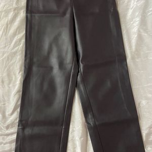 Zara Premium High waist  Leather Pants 💜