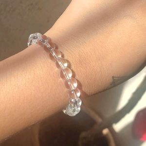 Clear Beaded Bracelet