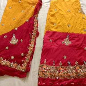 Lehenga Choli And Duptta Unstiched Fabric