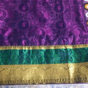 Purple Saree