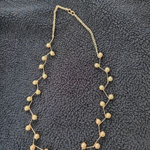 Korean Zigzag Pearl Necklace