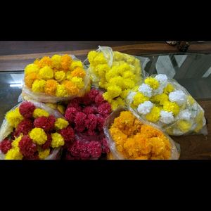 Set of 2 Marigold Flower Strings
