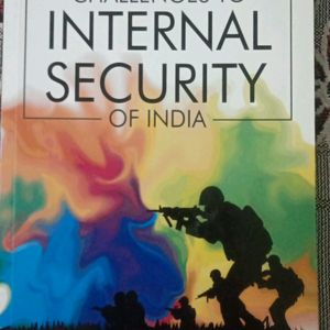 2 Books Internal Security And Society in India