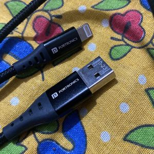 Portronics Lightning Cable