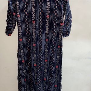 Ladies Designer Printed Cotton Kurti