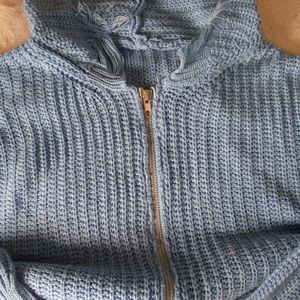 Knitted Stretchable hoodie