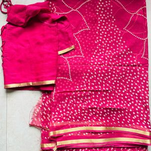 Onian Pink Saree