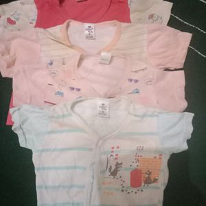 New Born Baby Clothe Combo 6 Langot Cap Tshirt Etc