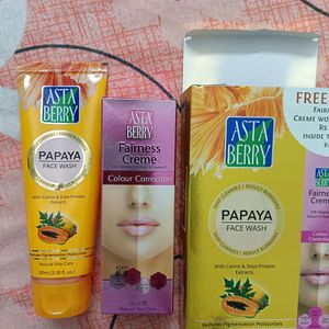 Combo Set Papaya Face Wash N Fairness Cream