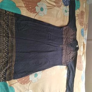 Navy Blue Kurti