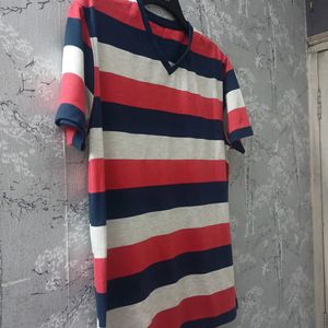 Mens Regular Strips Tshirt