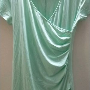 Mint Green  Wrinkle Dress Size L