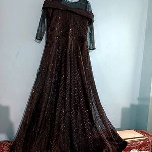 Black Sequence Gown