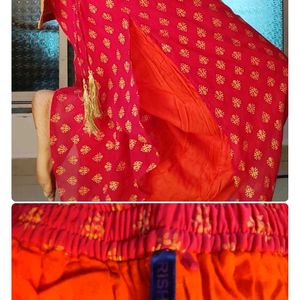 Diwali Sale! Blouse And Plazzo Kurta Set