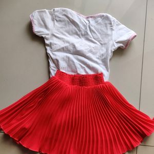 Skirt Top Set For Baby Girl