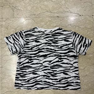 Animal Print Is The New Black Boxy Tee