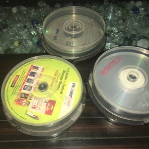 3 Box Blank VCDs