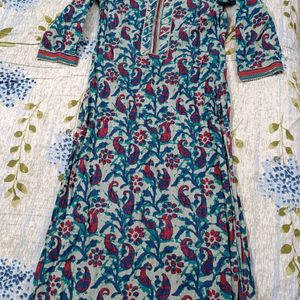 Fashor Cotton Kurta With Pant Set