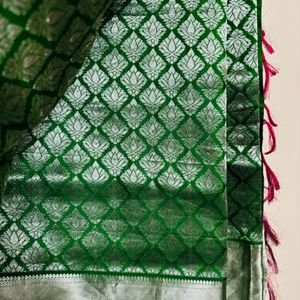 9k Fixed-Green Color Pattu Saree(No Blouse)