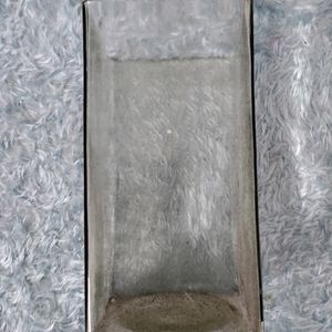 Aakriti Rectangular Vase, Clear Glass Vase