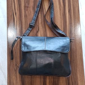 Unisex Pure Leather Laptop Bag