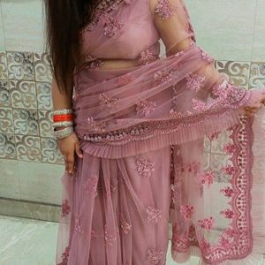 Beautiful Net Saree