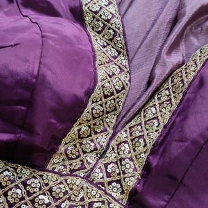 Diwali Sale! Purple Lehenga