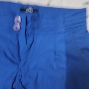 Stretchable Royal Blue Tapered Trousers