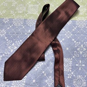 Brown stripes TIE