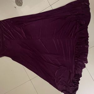 SATIN SKIRT