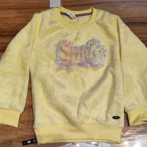 Party Wear Woolen Winter Sweatshirt For Girls