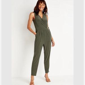 Women Olive Green Jumpsuit