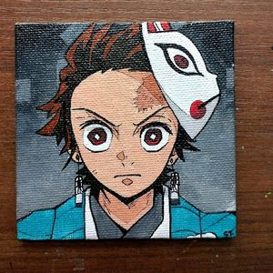 Anime Canvas Painting