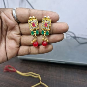 All New Red Green Necklace For Women