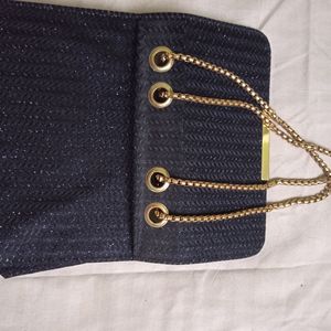 Glits And Glam Black Sling Bag