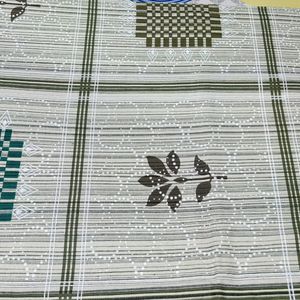 Khadi Print Double Bedsheet with Pillow Covers