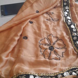 Satin Saree