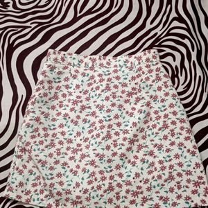 Printed Mini Skirt