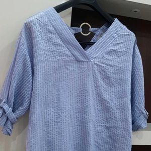 blue designer top for womens