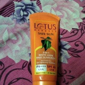 Lotus Sunscreen