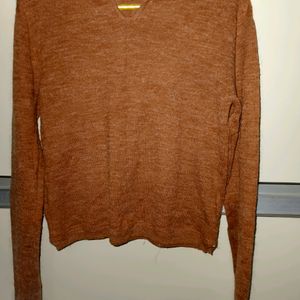 Brown Full Sleeves Top