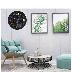 Wall Clock Black Colour Analog Watch