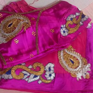 Pink Shaded Saree