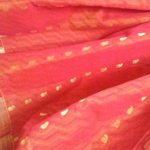 Rust Colour New Saree