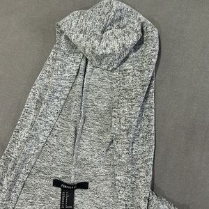 Grey Hooded Dress