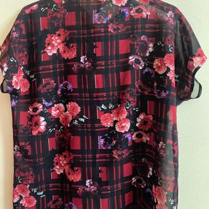 Black and Red Top - M Size