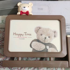 Pen Stand With Teddy Photo Frame